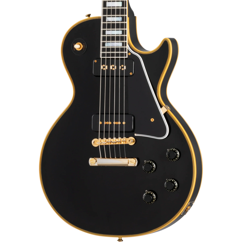 GIBSON 1954 Les Paul Custom Staple Pickup Reissue VOS Ebony