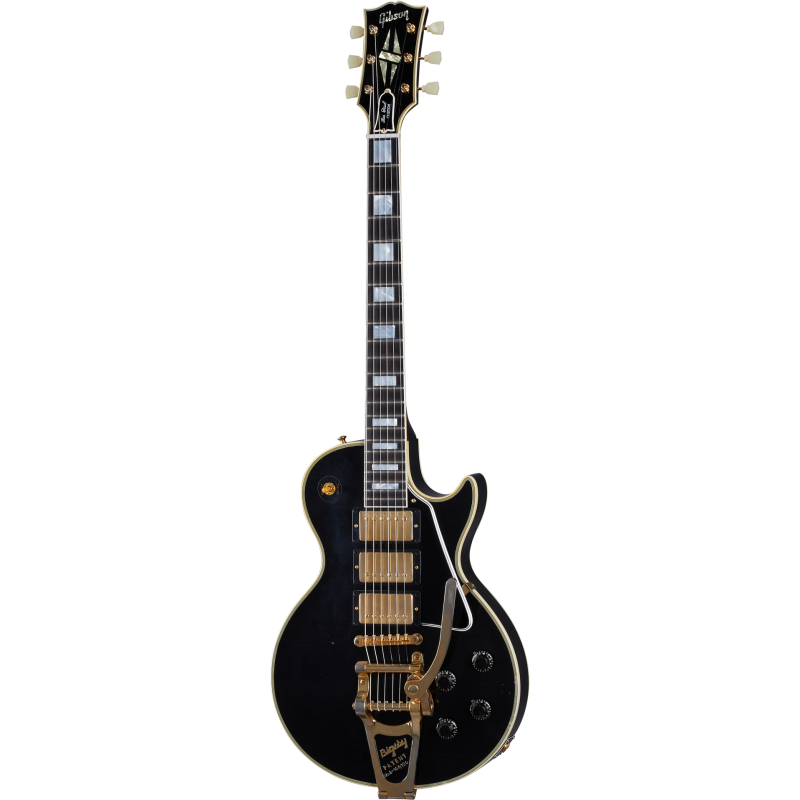 GIBSON 1957 Les Paul Custom Reissue 3-Pickup Bigsby Light Aged Ebony