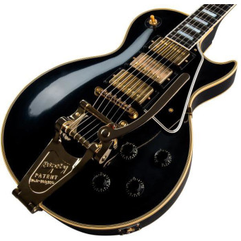 GIBSON 1957 Les Paul Custom Reissue 3-Pickup Bigsby Light Aged Ebony