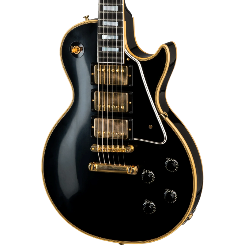 GIBSON 1957 Les Paul Custom Reissue 3-Pickup VOS Ebony