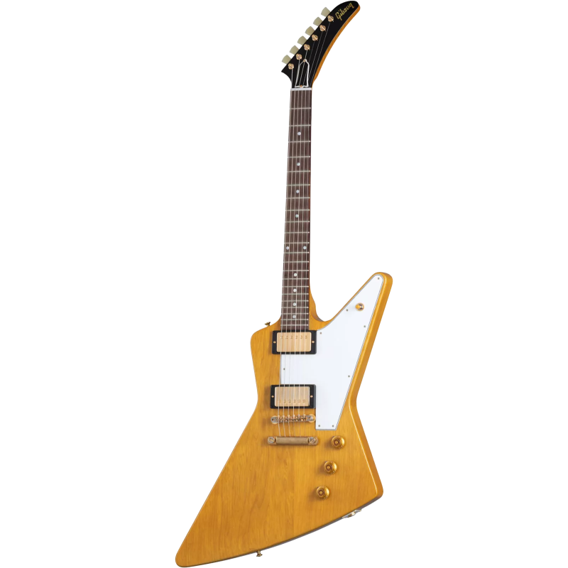 GIBSON 1958 Korina Explorer White Pickguard Natural