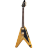 GIBSON 1958 Korina Flying V Black Pickguard Natural