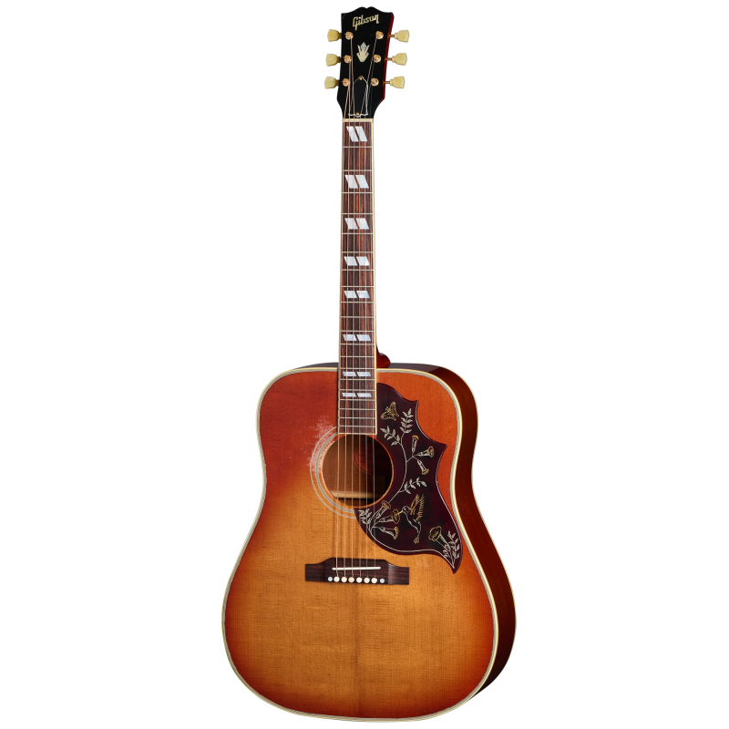 GIBSON 1960 Hummingbird Heavy Aged Washed Cherry Sunburst