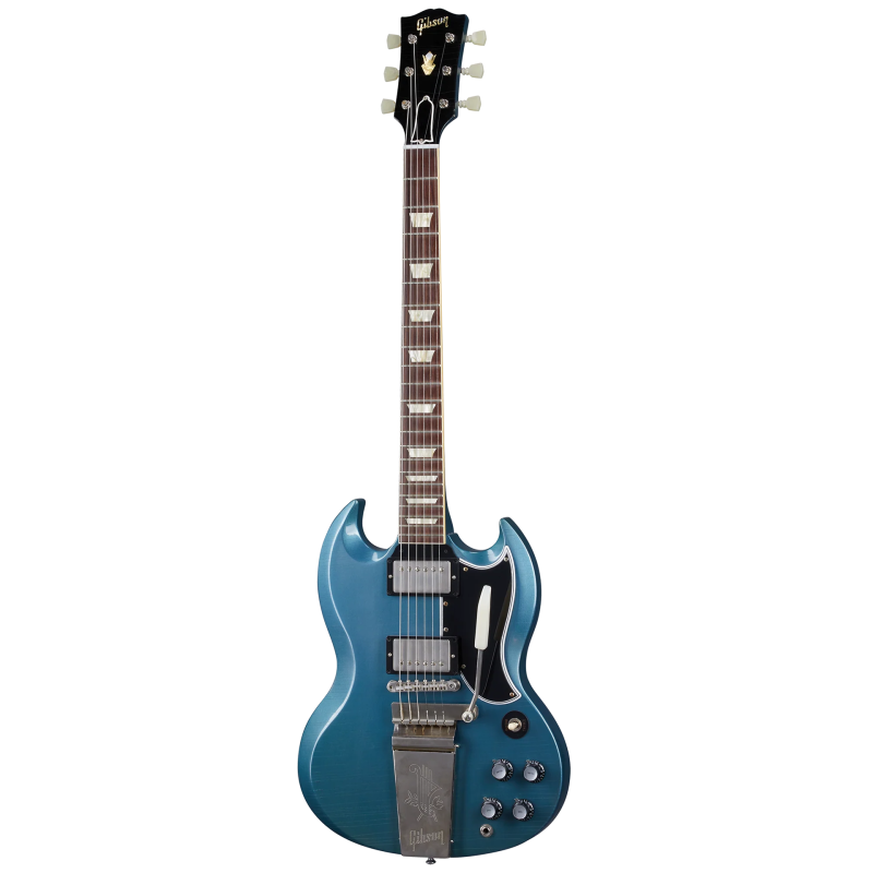 GIBSON 1964 SG Standard Reissue w/ Maestro Ultra Light Aged Pelham Blue