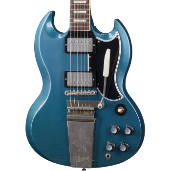 GIBSON 1964 SG Standard Reissue w/ Maestro Ultra Light Aged Pelham Blue