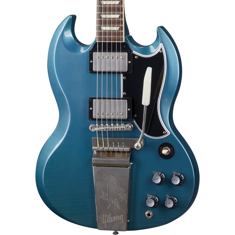 GIBSON 1964 SG Standard Reissue w/ Maestro Ultra Light Aged Pelham Blue