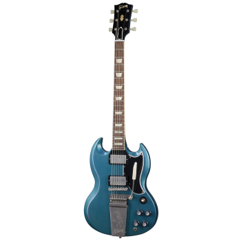 GIBSON 1964 SG Standard Reissue w/ Maestro Vibrola Light Aged Antique Pelham Blue