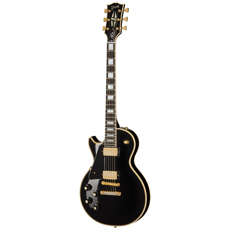 GIBSON 1968 Les Paul Custom Reissue Gloss Gaucher Ebony