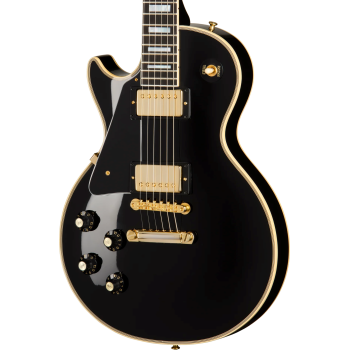 GIBSON 1968 Les Paul Custom Reissue Gloss Gaucher Ebony