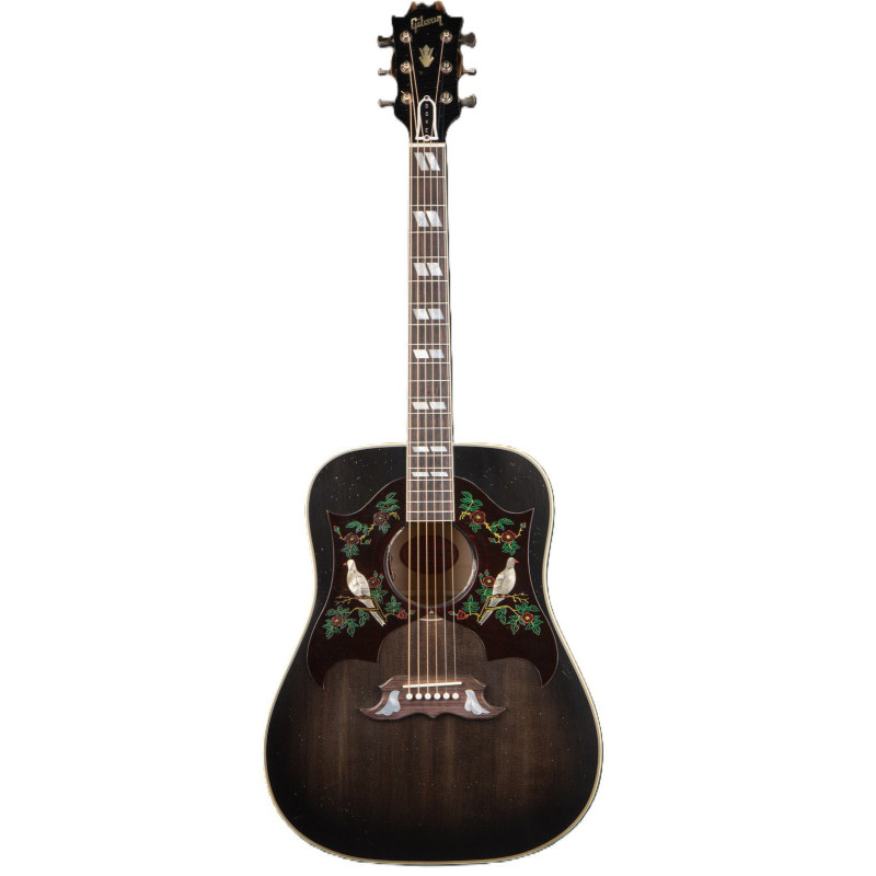 GIBSON Dove Double Guard Trans Ebony Light Aged NH ebony