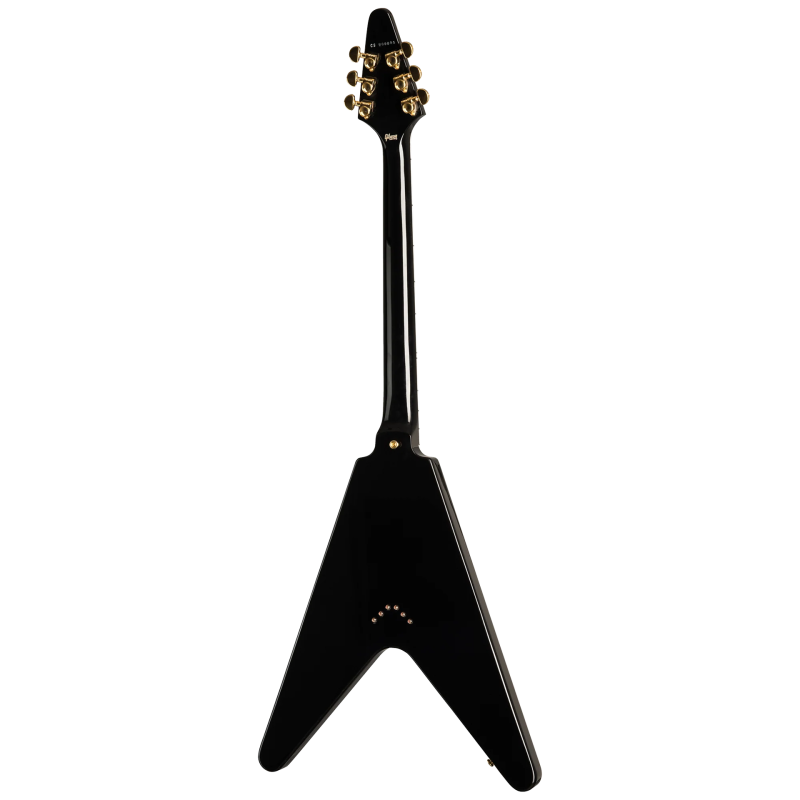 GIBSON Flying V Custom w/ Ebony Fingerboard Gloss Ebony