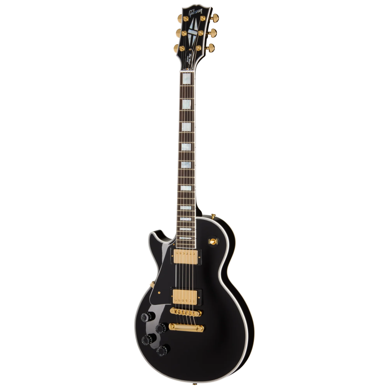 GIBSON Les Paul Custom w/ Ebony Fingerboard Gloss Gaucher Ebony