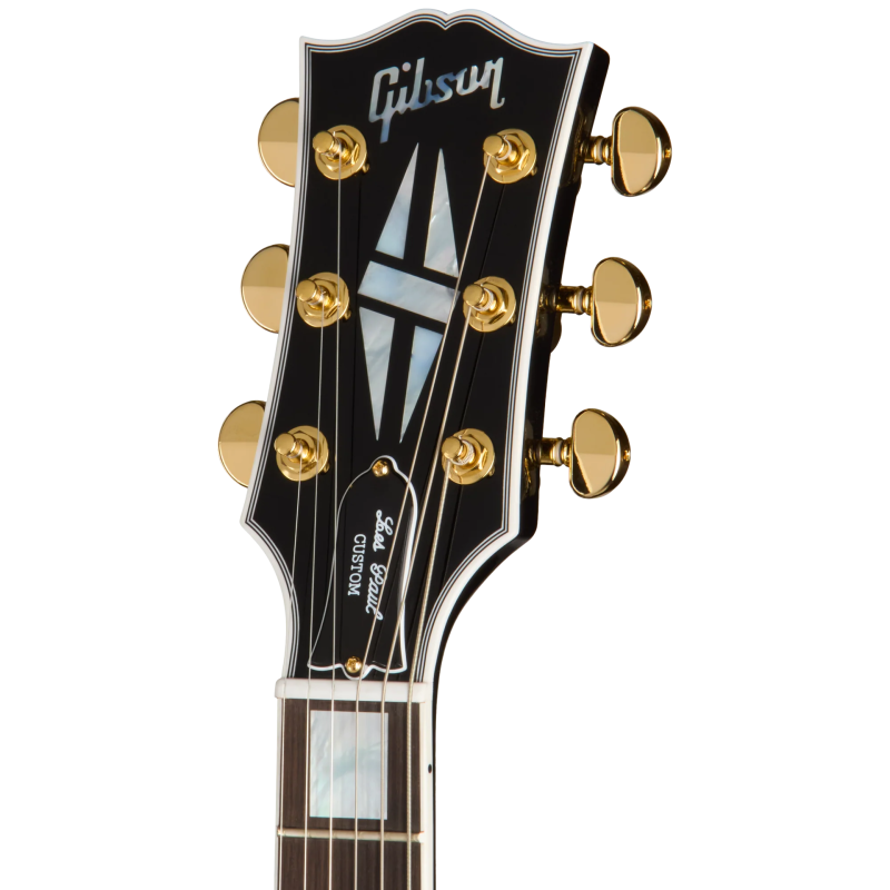 GIBSON Les Paul Custom w/ Ebony Fingerboard Gloss Gaucher Ebony