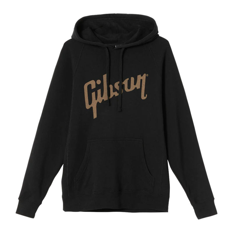 GIBSON Logo Hoodie Black Medium MD