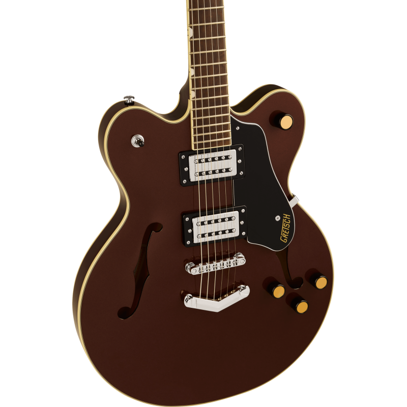 GRETSCH G2622 Streamliner Center Block Double-Cut avec V-Stoptail touche Laurier Broad’Tron BT-3S Pickups Copper Metallic