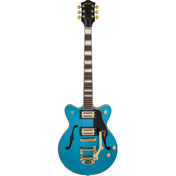 GRETSCH G2655TG Streamliner Center Block Jr. Double-Cut avec Bigsby LTD touche Laurier Riviera Blue