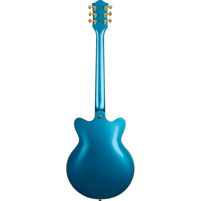 GRETSCH G2655TG Streamliner Center Block Jr. Double-Cut avec Bigsby LTD touche Laurier Riviera Blue