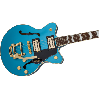 GRETSCH G2655TG Streamliner Center Block Jr. Double-Cut avec Bigsby LTD touche Laurier Riviera Blue