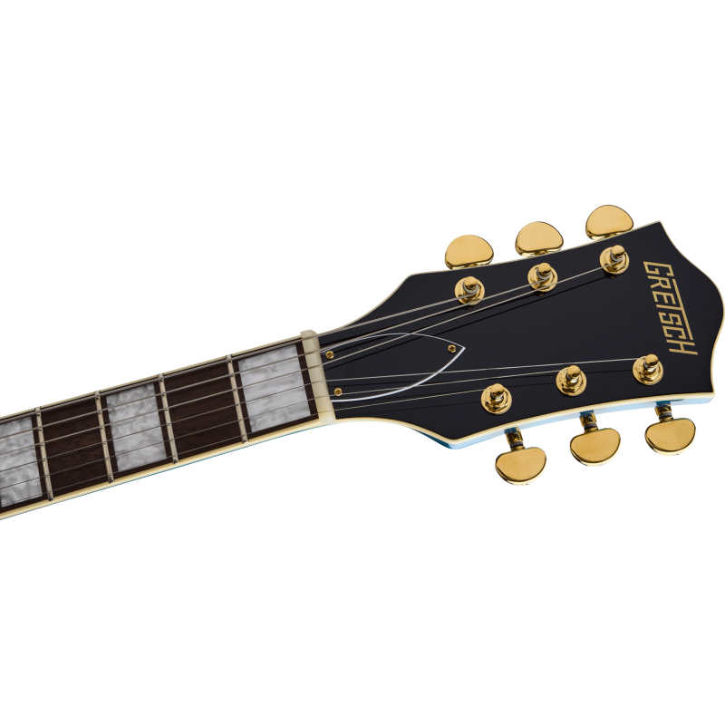 GRETSCH G2655TG Streamliner Center Block Jr. Double-Cut avec Bigsby LTD touche Laurier Riviera Blue
