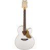 GRETSCH G5022CWFE Rancher Falcon Jumbo Electric Fishman Pickup System White - Déstockage