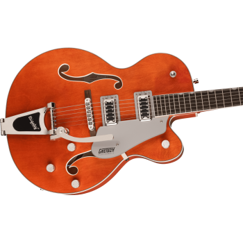 GRETSCH G5420T Electromatic Classic Hollow Body Single-Cut avec Bigsby touche Laurier Orange Stain