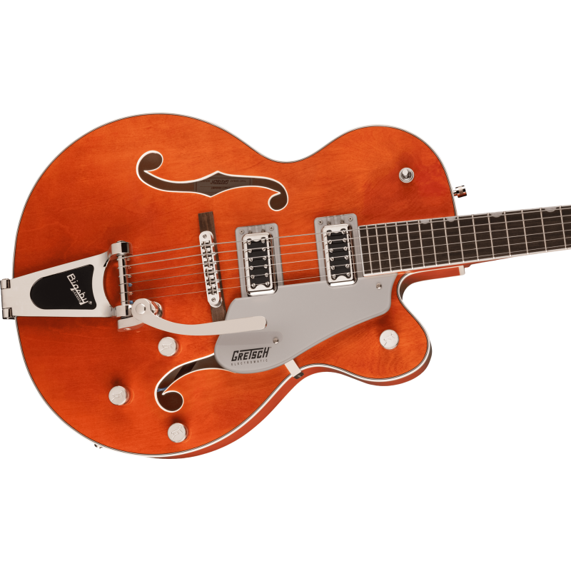 GRETSCH G5420T Electromatic Classic Hollow Body Single-Cut avec Bigsby touche Laurier Orange Stain
