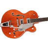 GRETSCH G5420T Electromatic Classic Hollow Body Single-Cut avec Bigsby touche Laurier Orange Stain