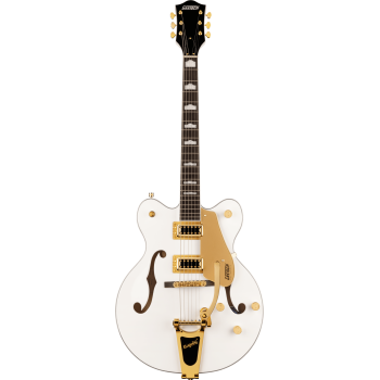 GRETSCH G5422TG Electromatic Classic Hollow Body Double-Cut avec Bigsby et Gold Hardware touche Laurier Snowcrest White