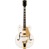 GRETSCH G5422TG Electromatic Classic Hollow Body Double-Cut avec Bigsby et Gold Hardware touche Laurier Snowcrest White