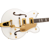 GRETSCH G5422TG Electromatic Classic Hollow Body Double-Cut avec Bigsby et Gold Hardware touche Laurier Snowcrest White