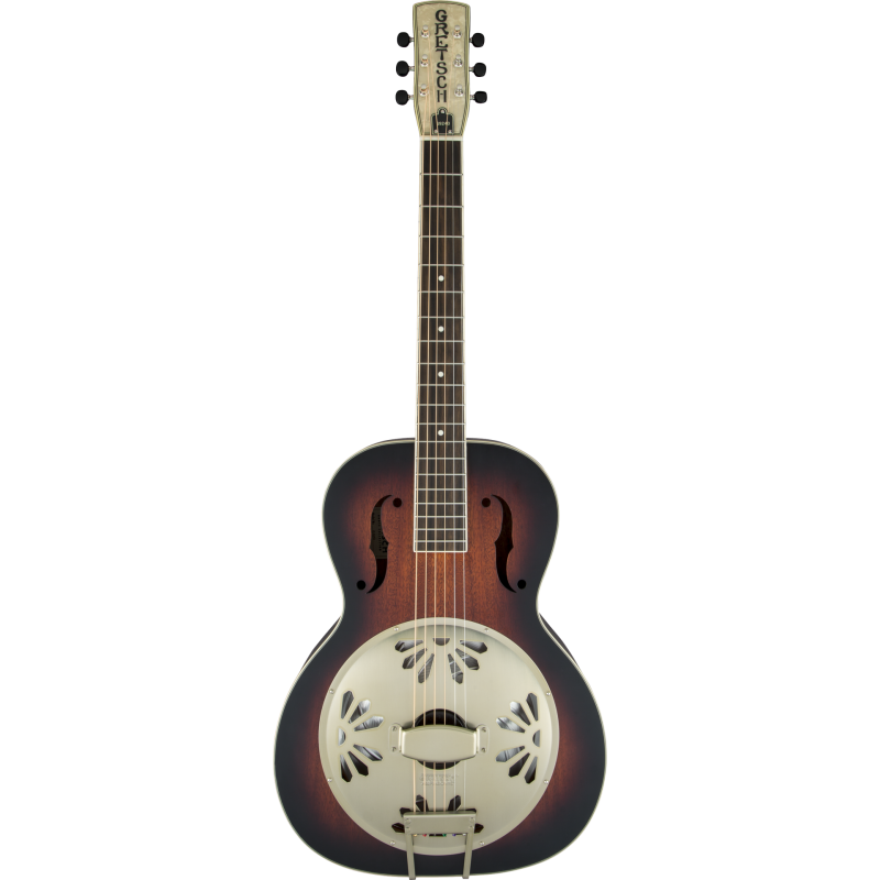GRETSCH G9240 Alligator Round-Neck Mahogany Body Biscuit Cone Resonator Guitar 2-Color Sunburst
