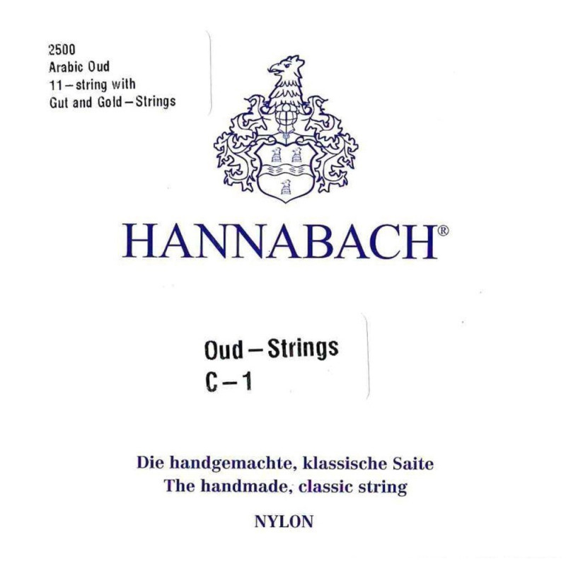 HANNABACH Cordes pour aoud Cordes en boyau AOUD Jeu 2500