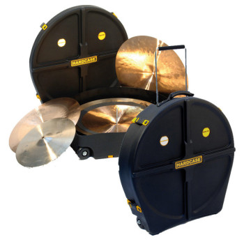 HARDCASE HNPROCYM etui hardcase 12 cymbales 24" avec roues