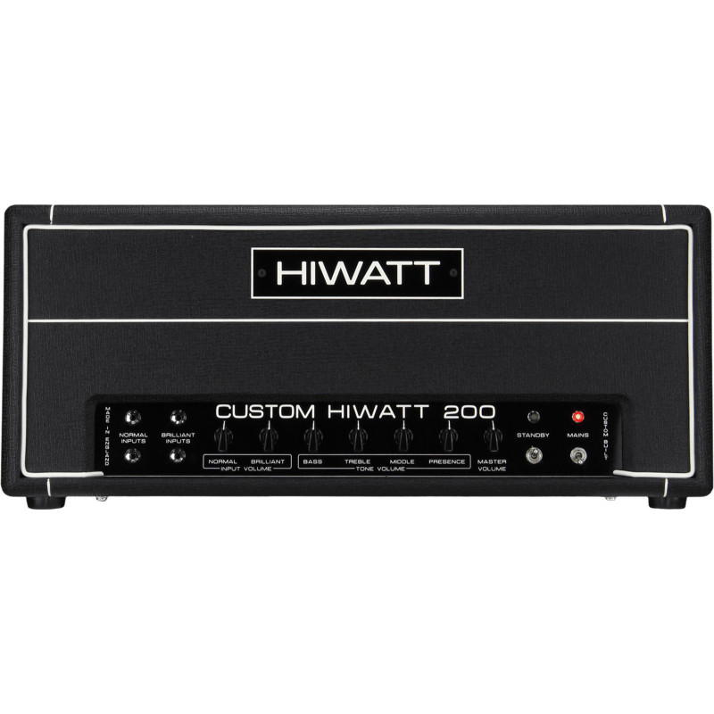 HIWATT DR201-H tête à lampes basse dr201 200w