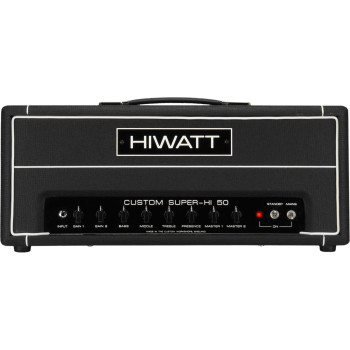 HIWATT SUPER-HI-50 tête à lampes custom super-hi 50w