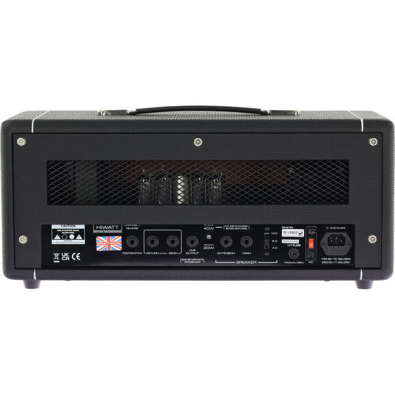 HIWATT TB-4020H ampli guitare tête à lampes 40w