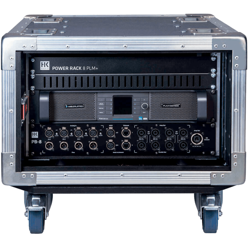 HK AUDIO C-DRIVE4LG rack équipé 1x ampli plm 12k44