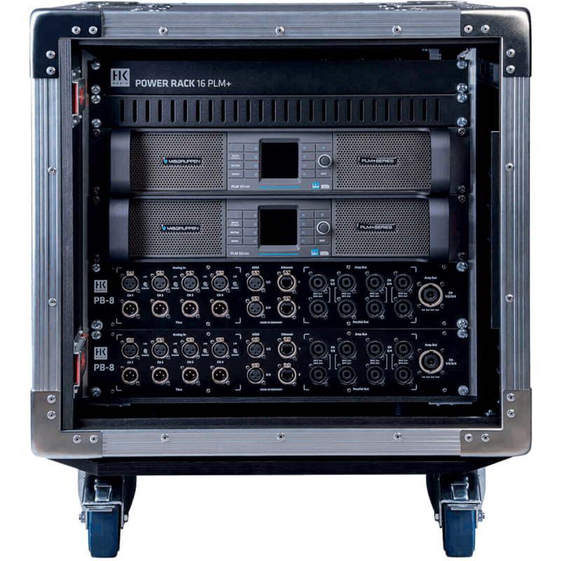 HK AUDIO C-DRIVE8LG rack équipé 2x amplis plm 12k44