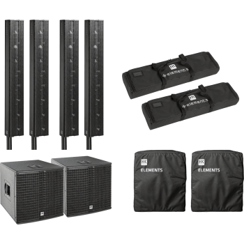 HK AUDIO ELEMPACK-POWER pack elements 2x e115 sub d + 4x e835 + housses
