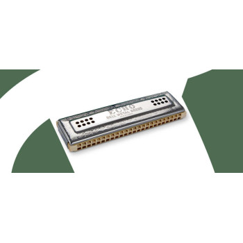 HOHNER 56/96 Harmonica ECHO DOUBLE DROIT CG