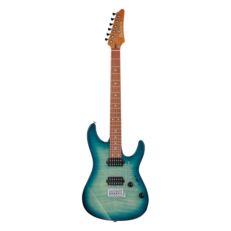 IBANEZ AZ24S1FTXB Transparent Turquoise Burst Guitare electrique