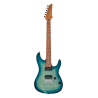 IBANEZ AZ24S1FTXB Transparent Turquoise Burst Guitare electrique