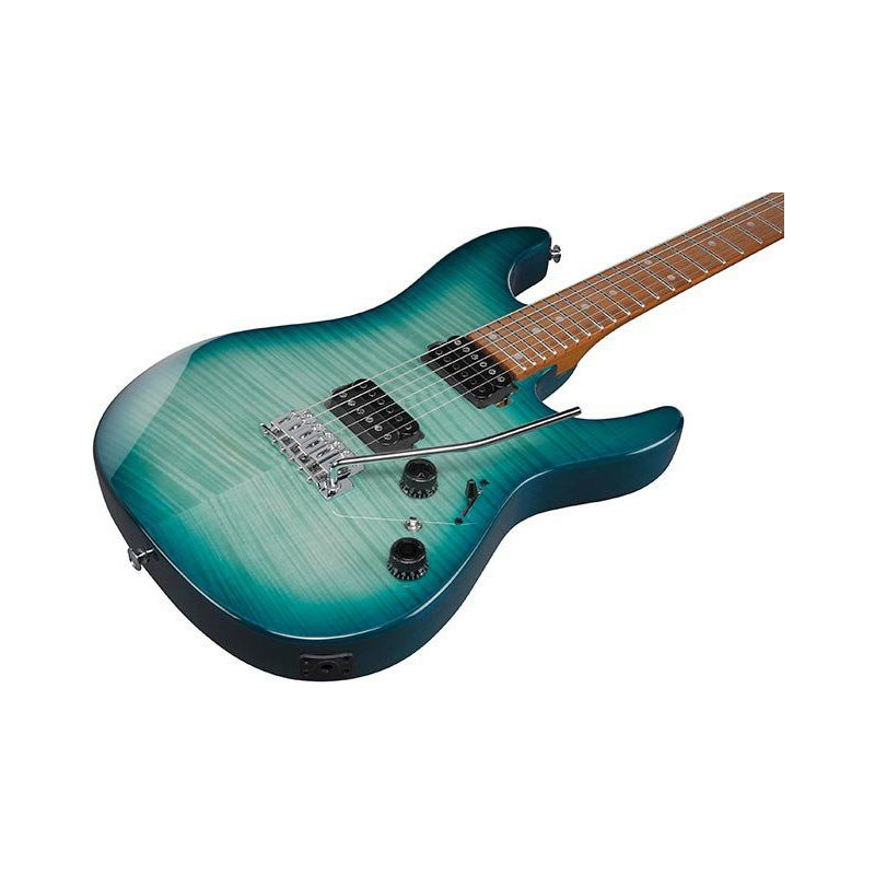 IBANEZ AZ24S1FTXB Transparent Turquoise Burst Guitare electrique