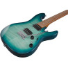 IBANEZ AZ24S1FTXB Transparent Turquoise Burst Guitare electrique