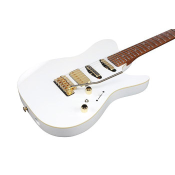 IBANEZ LB1WH White Guitare electrique avec valise