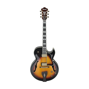 IBANEZ LGB300VYS Vintage Yellow Sunburst Guitare electrique avec valise