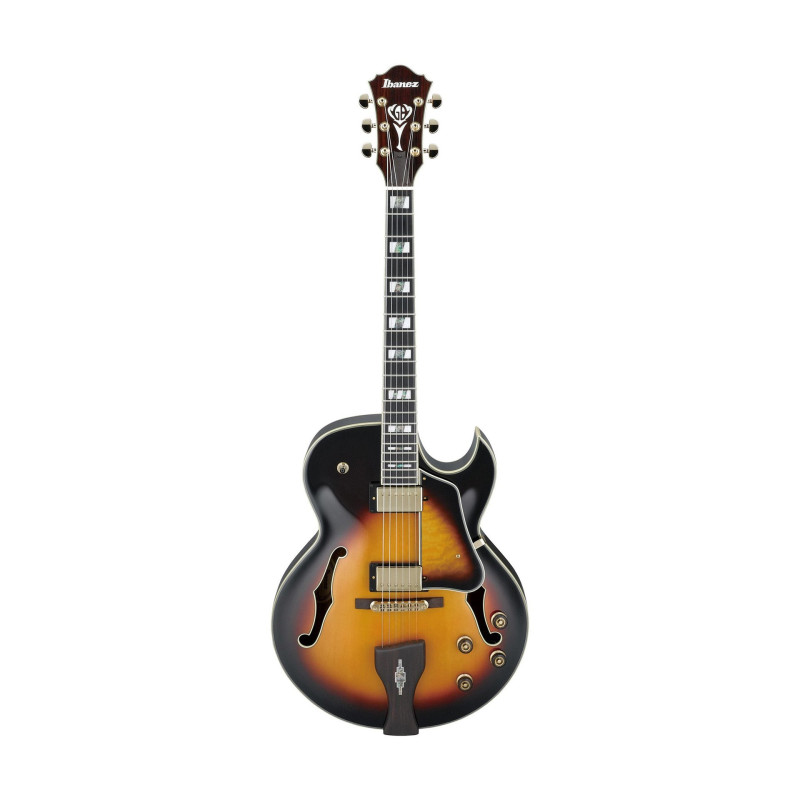 IBANEZ LGB300VYS Vintage Yellow Sunburst Guitare electrique avec valise
