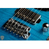 IBANEZ MMN1TAB Transparent Aqua Blue Guitare electrique avec valise