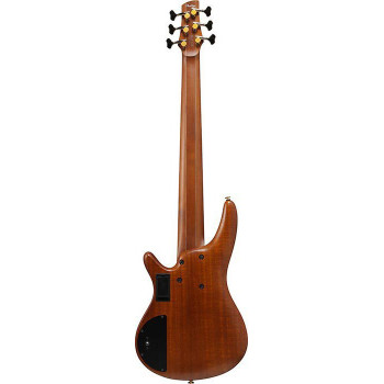 IBANEZ SR5506MHF Mocha Flat basse electrique 6 cordes avec valise