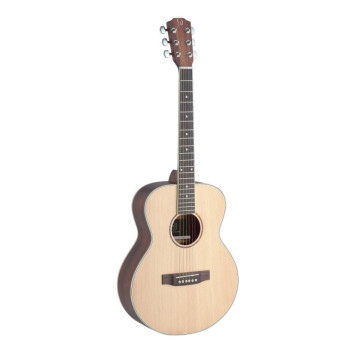 J.N GUITARS ASY-A MINI guitare acoustique mini auditorium de voyage avec table en épicéa massif série asyla
